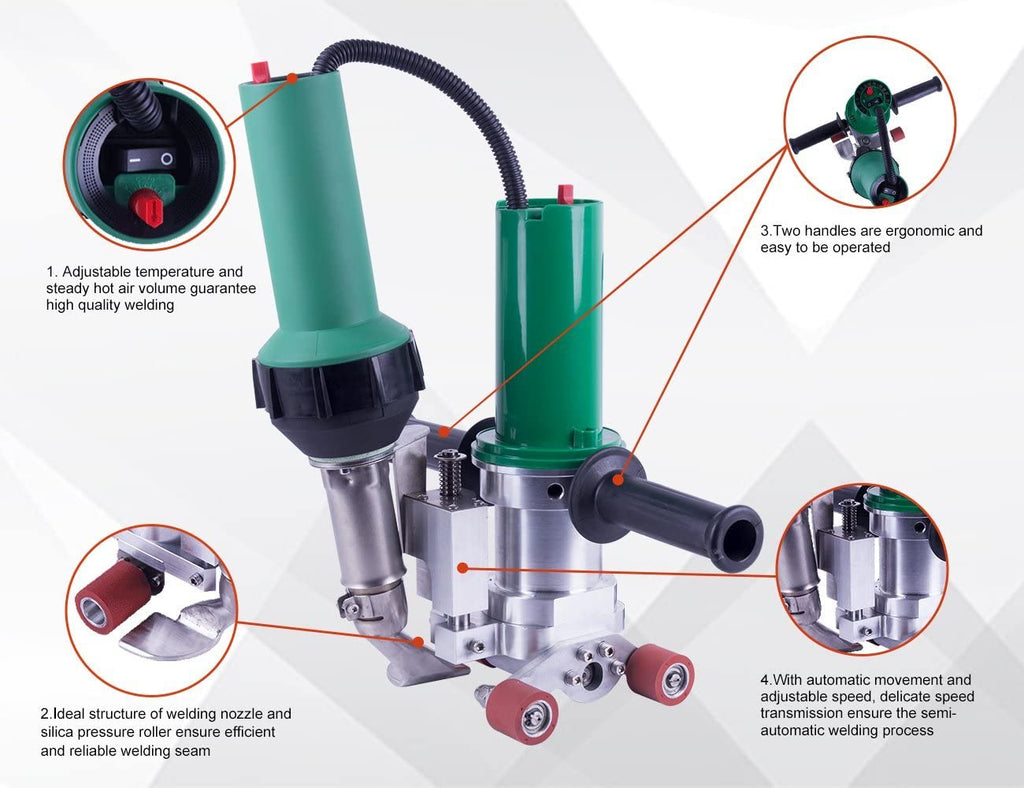 Semi-automatic roof hot air welding tool LST-TAC