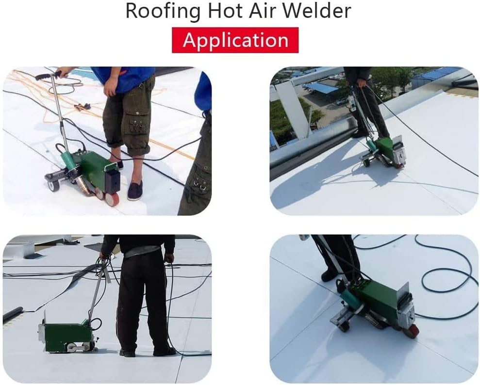 4200W Electric Plastic Welder LST-WP1 Hot Air Gun Kit Roofing Waterproofing Welding Machine for TPO PVC Heat Source From Welder